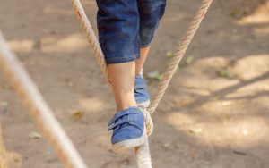 Walking tightrope - risk