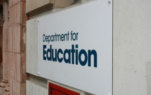 Description of image used in Working Together changes from 2015 to 2018 Department for Education DfE logo