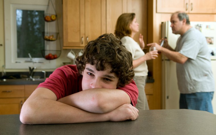 Domestic abuse - sad teenager - angry adults - Pic credit Three Rocksimages (Fotolia) 760