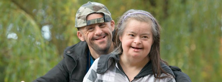 Couple with Down's syndrome