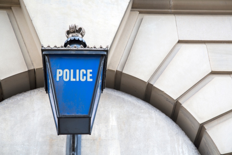 Police station sign