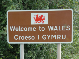wales sign to illustrate the welsh hub