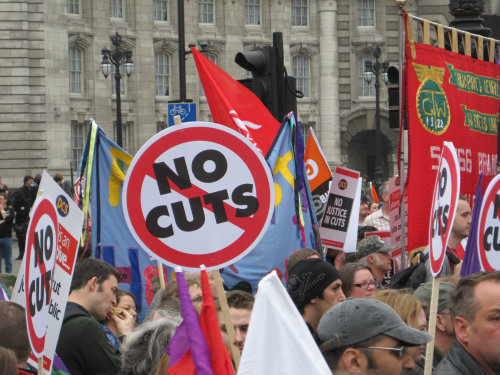 Anti-cuts protest