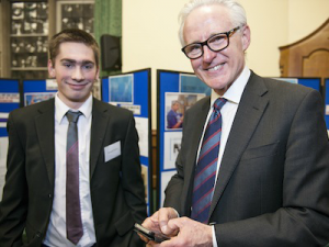 Young carer and Norman Lamb