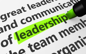 The word 'leadership' highlighted