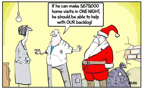 Social Work Cartoon The Christmas Eve Shift Community Care