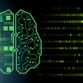 Digital image of brain and binary data flow signifying machine learning (credit: Elnur / Adobe Stock)