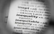 Image of the word 'inequality' highlighted in a dictionary page (credit: sharafmaksumov / Adobe Stock)