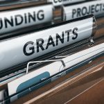 Image of files marked 'funding, projects, grants' (credit: Olivier Le Moal / Adobe Stock)