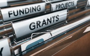 Image of files marked 'funding, projects, grants' (credit: Olivier Le Moal / Adobe Stock)