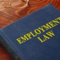 Employment Law book on table