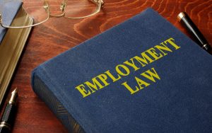 Employment Law book on table