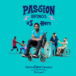 An image promoting working in social care within Hertfordshire
