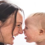 Mother and baby image