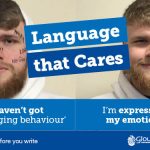 Gloucestershire County Council language that cares poster