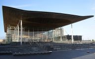 Image of the Senedd in Cardiff, seat of the Welsh Parliament (credit: Wikimedia Commons)