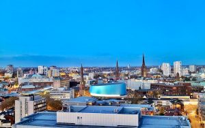 Image of Coventry skyline (Credit: Si Chun Lam (林詩雋) - Own work, CC BY-SA 4.0, https://commons.wikimedia.org/w/index.php?curid=99370633)