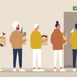 Illustration of people leaving jobs