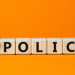 Blocks illustrating a change of policy