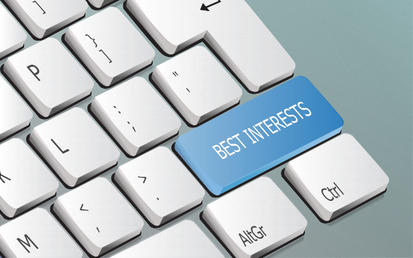'Best interests' key on keyboard