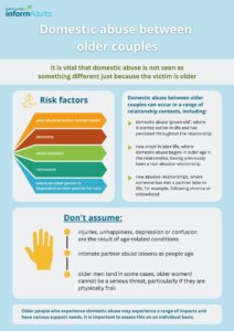 Infographic: domestic abuse between older couples