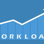 Graph showing increasing workload