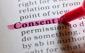 Dictionary definition of consent