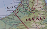 map of israel and the gaza strip