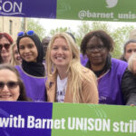Social workers on strike in Barnet