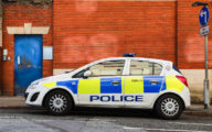 A police car parked in Birmingham