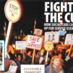 People protesting austerity cuts in 2010s