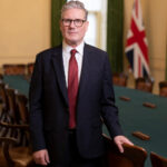 Prime minister Keir Starmer standing in the cabinet room in 10 Downing Street