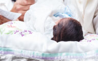 A Jewish circumcision ceremony